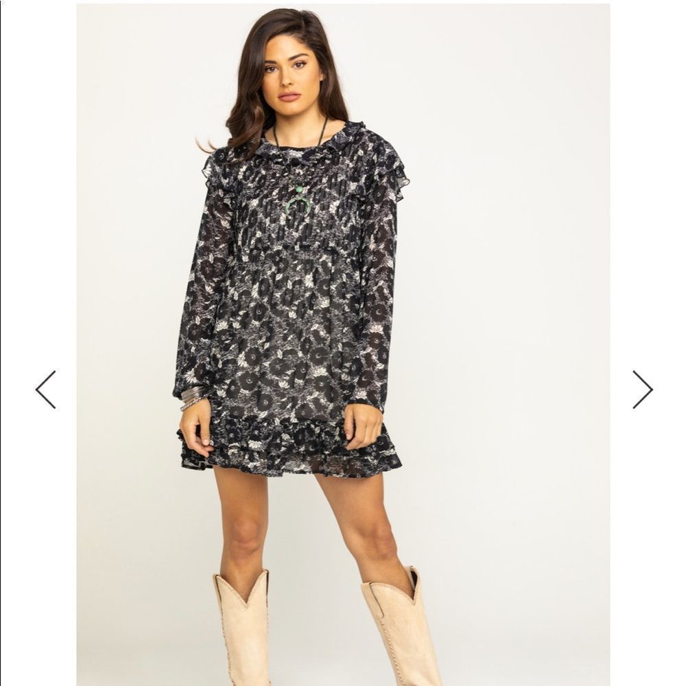 Free People | These Dreams Mini Sheer Dress